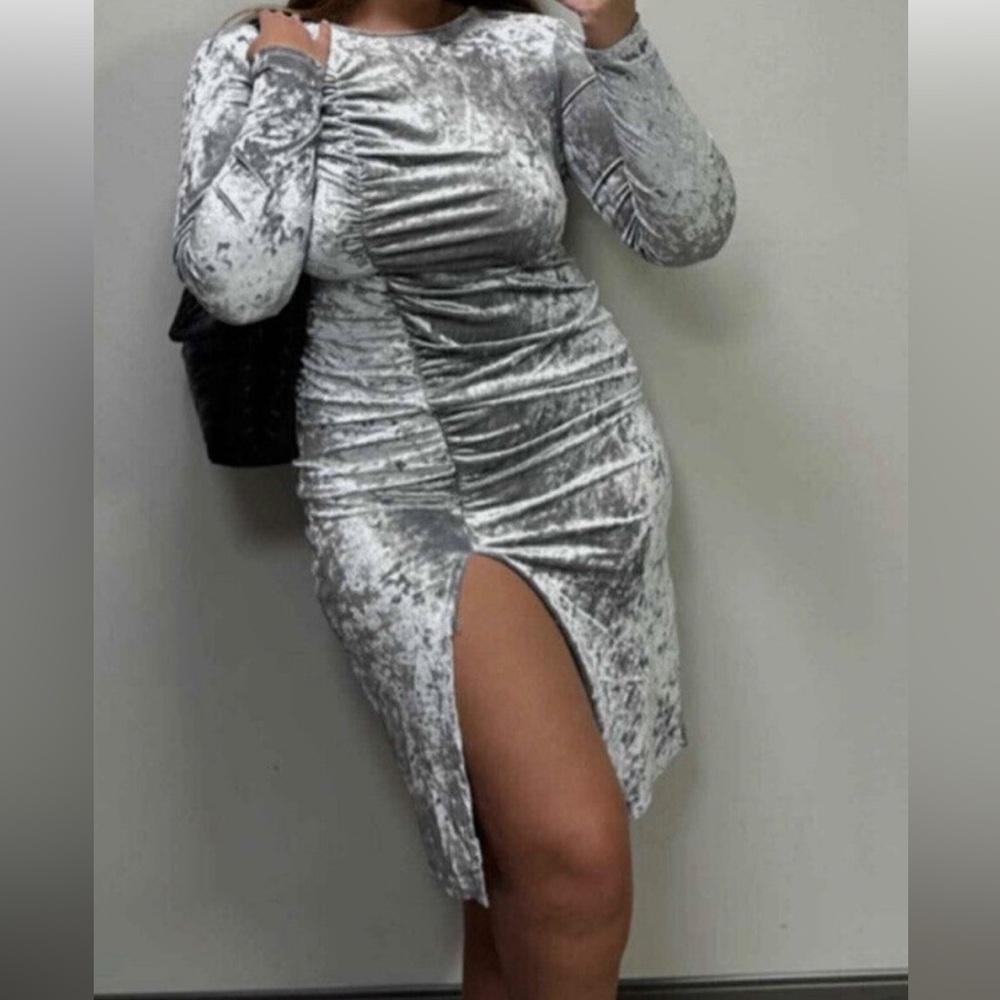 Future Collective velvet dress